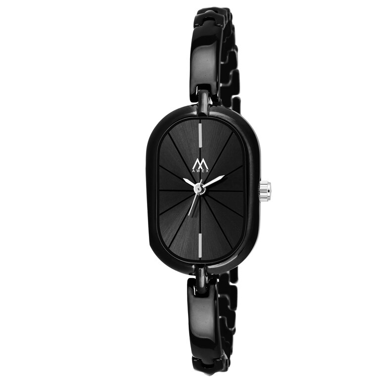 Awex Capsule Black Premium Look Bracelet Strap Analog Watch - For Women